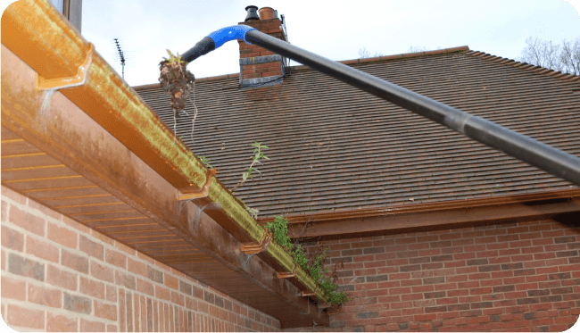 gutter vacuum photo